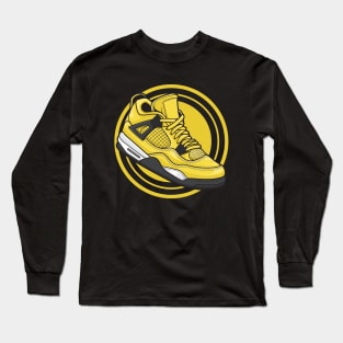 AJ 4 Retro Lightning Sneaker Long Sleeve T-Shirt